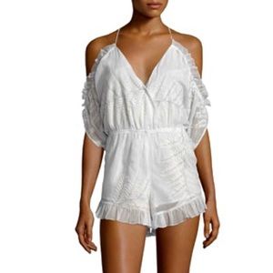 Malia Leaf Print Romper
